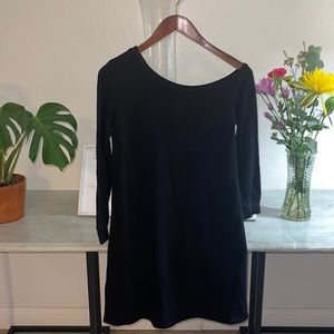 NWOT Black off shoulder maternity dress